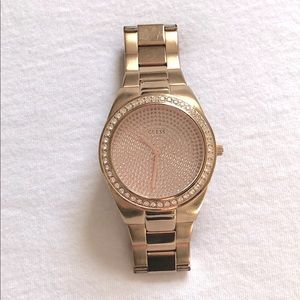 Rose Gold Guess Watch